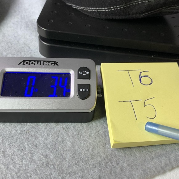 Fedora Hat Cotton Trilby Fitted Men L/XL Black Gray Pinstripe Faux Leather Band - Picture 13 of 13